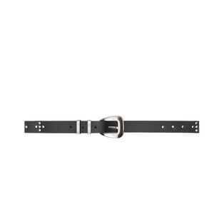 NWT YOUTH Black Stud Western Belt Leather One Size